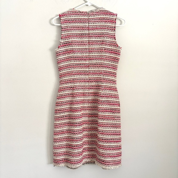 Rebecca Taylor Optic Tweed Sheath Dress & Jacket Outfit Set Candy Apple Red Sz 2 - Picture 8 of 15